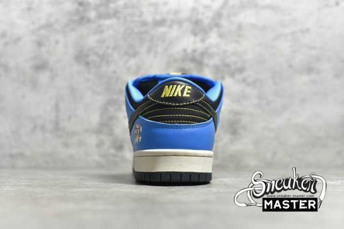 NIKE DUNK LOW PRO SB QS X INSTANT SKATEBOARDS BLUE HERO/PALE IVORY/BLACK CZ5128-400