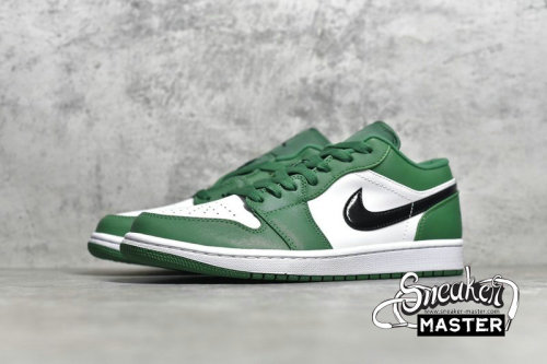 NIKE AIR JORDAN 1 LOW PINE GREEN PINE GREEN/BLACK/WHITE 553558-301