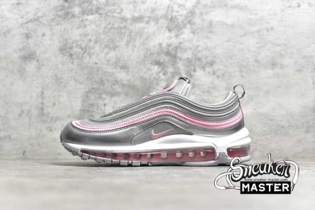 NIKE AIR MAX 97 GS PINK/SILVER/GREY 921522-021