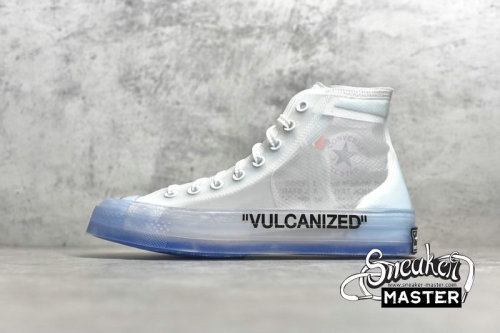 CONVERSE CHUCK TAYLOR ALL-STAR 70S HIGH X OFF-WHITE THE TEN CLEAR/WHITE/BLUE 162204C