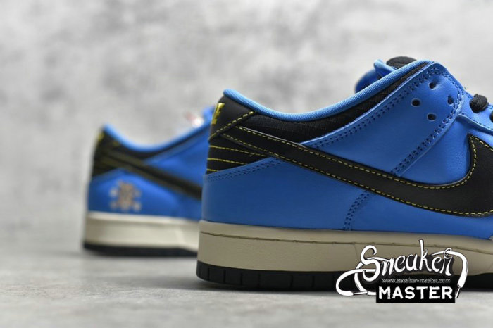 NIKE DUNK LOW PRO SB QS X INSTANT SKATEBOARDS BLUE HERO/PALE IVORY/BLACK CZ5128-400