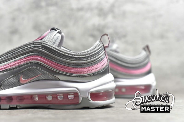 NIKE AIR MAX 97 GS PINK/SILVER/GREY 921522-021