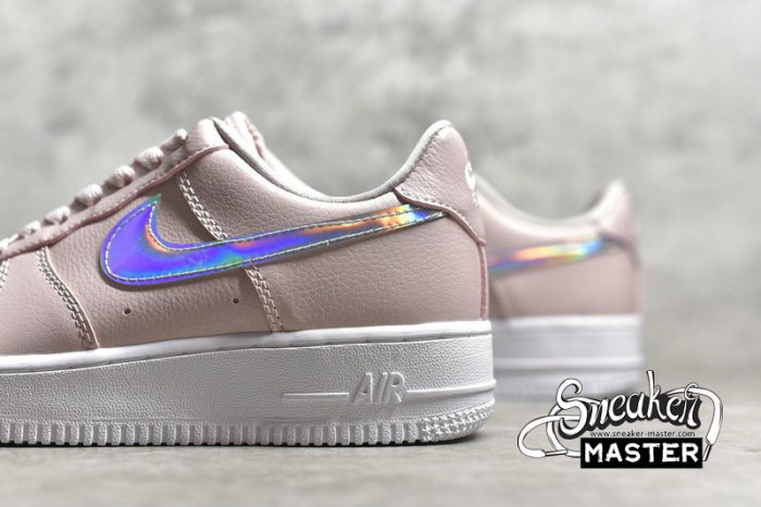 NIKE AIR FORCE 1 LOW PINK IRIDESCENT BARELY ROSE/BARELY ROSE/WHITE CJ1646-600