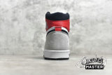 NIKE AIR JORDAN 1 RETRO HIGH OG SMOKE GREY WHITE/BLACK/LIGHT SMOKE GREY/VARSITY RED 555088-126