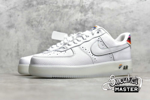 NIKE AIR FORCE 1 LOW BE TRUE WHITE/MULTI-COLOR/WHITE CV0258-100