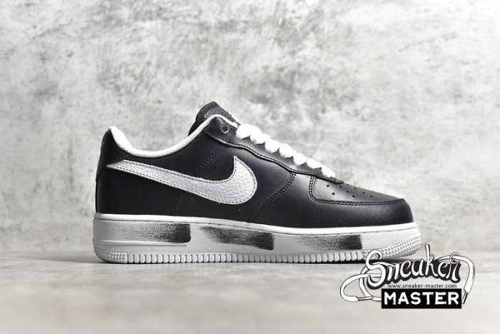 NIKE AIR FORCE 1 LOW 07 X G-DRAGON PEACEMINUSONE PARA-NOISE BLACK/BLACK/WHITE AQ3692-001