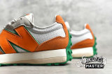 NEW BALANCE CASABLANCA X 327 RUNNING SHOES WHITE/ORANGE/GREEN MS327CBB