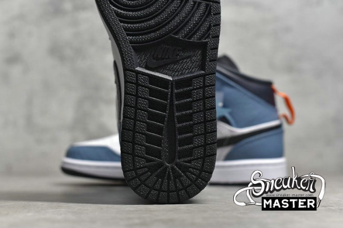 NIKE AIR JORDAN 1 MID FEARLESS X FACETASM WHITE/TEAL/BLACK/RED CU2802-100