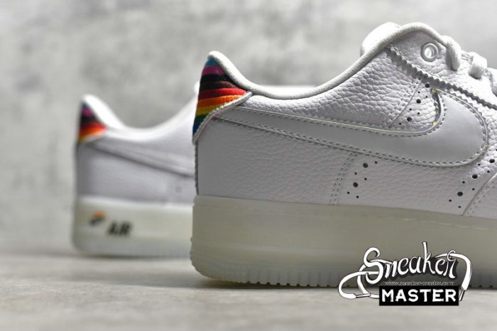 NIKE AIR FORCE 1 LOW BE TRUE WHITE/MULTI-COLOR/WHITE CV0258-100