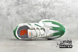 NEW BALANCE CASABLANCA X 327 IDEALIST RUNNING SHOES WHITE/LIGHT GREY/GREEN MS327CBD