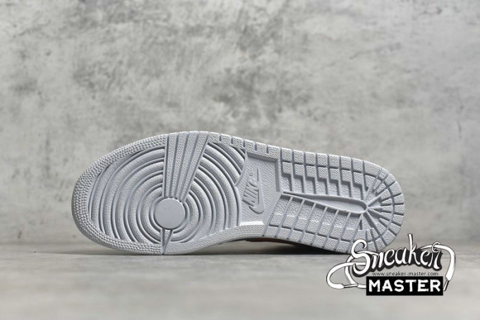 NIKE AIR JORDAN 1 MID STARFISH WHITE/STARFISH/PURE PLATINUM/SAIL CW7591-100