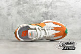 NEW BALANCE CASABLANCA X 327 RUNNING SHOES WHITE/ORANGE/GREEN MS327CBB