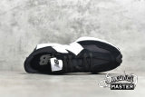 NEW BALANCE 327 RUNNING SHOES BLACK/BLACK/WHITE MS327LCB