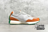 NEW BALANCE CASABLANCA X 327 RUNNING SHOES WHITE/ORANGE/GREEN MS327CBB