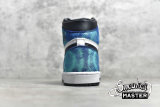 NIKE AIR JORDAN 1 RETRO HIGH OG TIE-DYE WHITE/BLACK/AURORA GREEN CD0461-100
