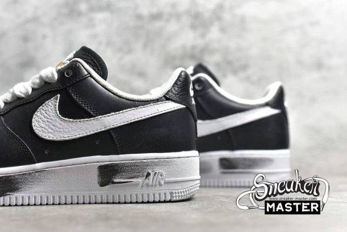 NIKE AIR FORCE 1 LOW 07 X G-DRAGON PEACEMINUSONE PARA-NOISE BLACK/BLACK/WHITE AQ3692-001