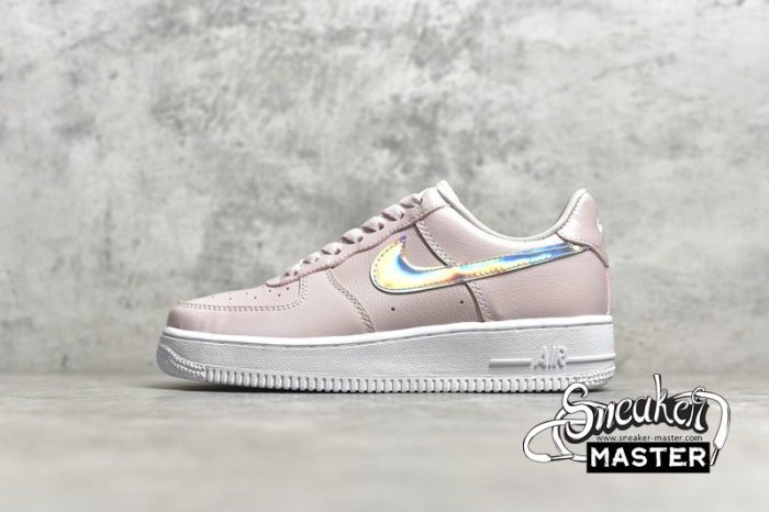 NIKE AIR FORCE 1 LOW PINK IRIDESCENT BARELY ROSE/BARELY ROSE/WHITE CJ1646-600