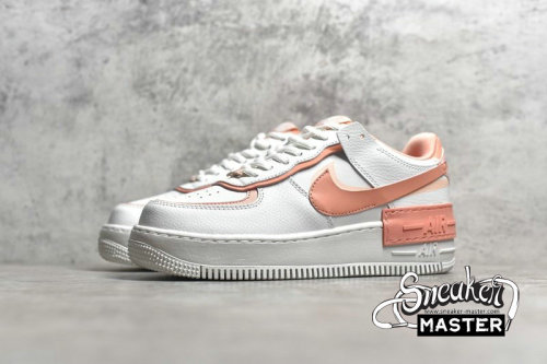 NIKE AIR FORCE 1 SHADOW SUMMIT WHITE/WASHED CORAL/SUMMIT WHITE/PINK QUARTZ CJ1641-101
