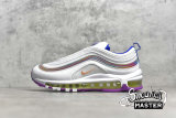 NIKE AIR MAX 97 SE WHITE/PURPLE NEBULA/HYPER BLUE/WASHED CORAL CW2456-100