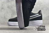 NIKE AIR FORCE 1 LOW REVERSE STITCH BLACK/BLACK/WHITE CD0886-001