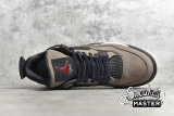 NIKE TRAVIS SCOTT X AIR JORDAN 4 RETRO BROWN DARK MOCHA/BLACK/RED-WHITE AJ4-882335