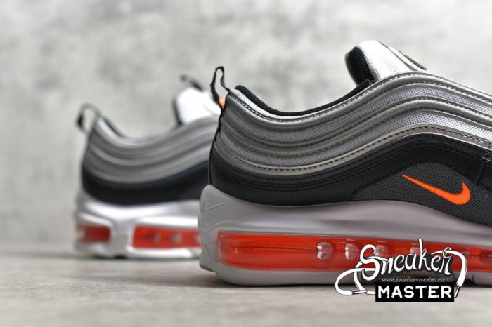 NIKE AIR MAX 97 WHITE/BLACK/METALLIC SILVER/TOTAL ORANGE CW5419-101