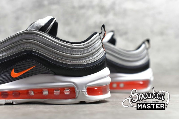 NIKE AIR MAX 97 WHITE/BLACK/METALLIC SILVER/TOTAL ORANGE CW5419-101