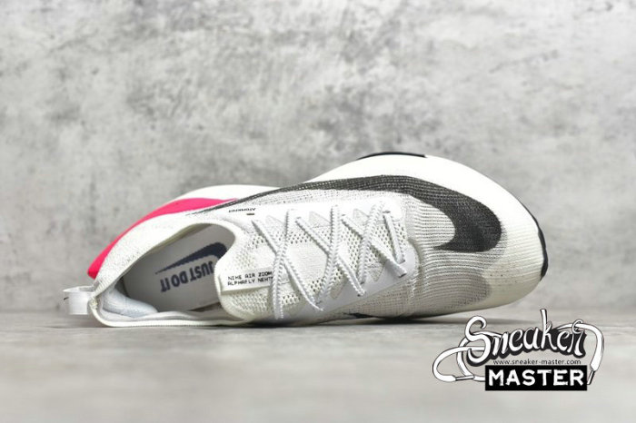 NIKE AIR ZOOM ALPHAFLY NEXT% ELIUD KIPCHOGE WHITE/PINK BLAST/PURE PLATINUM/BLACK DD8878-100