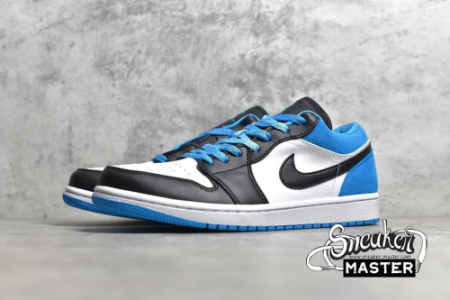 NIKE AIR JORDAN 1 LOW SE LASER BLUE BLACK/BLACK/LASER BLUE/WHITE CK3022-004