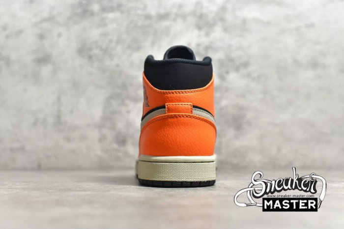 NIKE AIR JORDAN 1 MID BLACK CONE BLACK/CONE-LIGHT BONE 554724-062