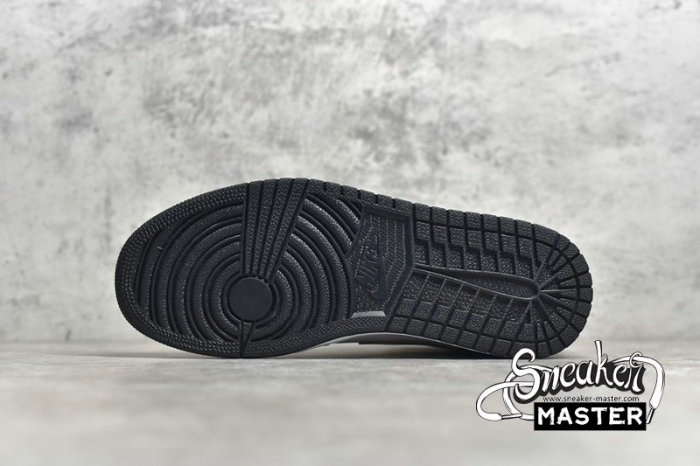 NIKE AIR JORDAN 1 MID PATENT BLACK/WHITE-METALLIC GOLD 852542-007