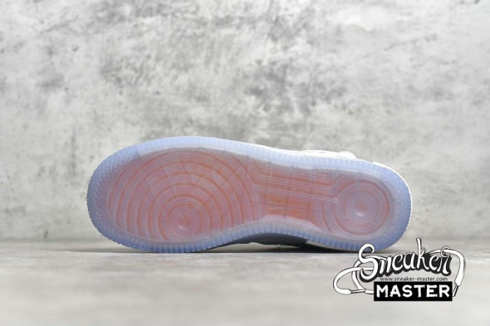 NIKE AIR FORCE 1 LOW REACT QS WHITE ICE WHITE/LIGHT BONE/SAIL/RUSH CORAL CQ8879-100