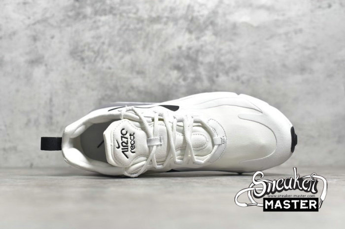 NIKE AIR MAX 270 REACT WHITE/BLACK/METALLIC SILVER CI3899-101