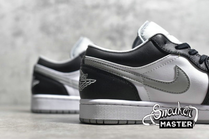 NIKE AIR JORDAN 1 LOW SMOKE GREY BLACK/BLACK/LIGHT SMOKE GREY/WHITE 553558-039