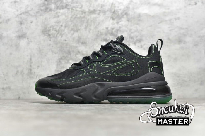 NIKE AIR MAX 270 REACT SP BLACK/BLACK/ELECTRIC GREEN CQ6549-001