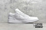 NIKE AIR JORDAN 1 LOW TRIPLE WHITE WHITE/WHITE/WHITE 553558-130