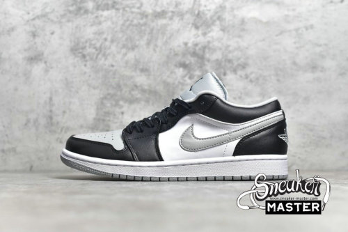 NIKE AIR JORDAN 1 LOW SMOKE GREY BLACK/BLACK/LIGHT SMOKE GREY/WHITE 553558-039