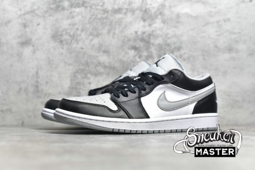 NIKE AIR JORDAN 1 LOW SMOKE GREY BLACK/BLACK/LIGHT SMOKE GREY/WHITE 553558-039