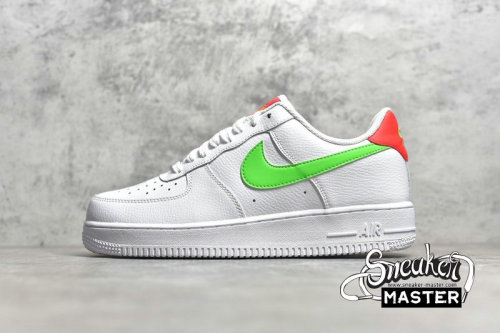 NIKE AIR FORCE 1 LOW 07 WATERMELON WHITE/LASER CRIMSON/GREEN STRIKE CT4328-100