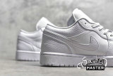 NIKE AIR JORDAN 1 LOW TRIPLE WHITE WHITE/WHITE/WHITE 553558-130