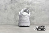 NIKE AIR JORDAN 1 LOW TRIPLE WHITE WHITE/WHITE/WHITE 553558-130