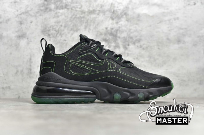 NIKE AIR MAX 270 REACT SP BLACK/BLACK/ELECTRIC GREEN CQ6549-001