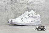 NIKE AIR JORDAN 1 LOW TRIPLE WHITE WHITE/WHITE/WHITE 553558-130