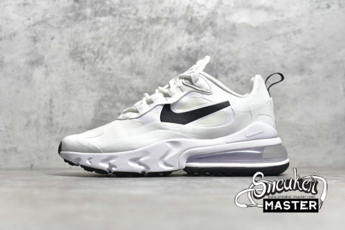 NIKE AIR MAX 270 REACT WHITE/BLACK/METALLIC SILVER CI3899-101