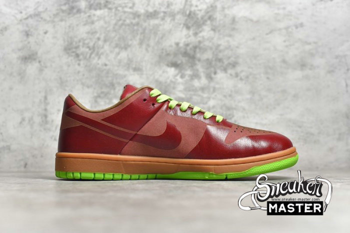 NIKE SB DUNK LOW 1 PIECE VARSITY RED/VARSITY RED-CHARTREUSE 311611-661