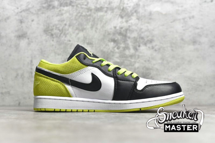 NIKE AIR JORDAN 1 LOW CYBER BLACK/CYBER/WHITE CK3022-003