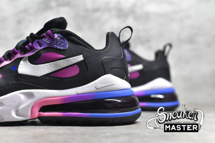 NIKE AIR MAX 270 REACT SE BUBBLE PACK HYPER BLUE/MAGIC FLAMINGO/VIVID PURPLE/WHITE BV3387-400