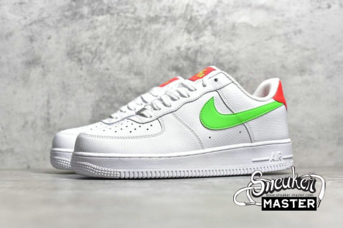NIKE AIR FORCE 1 LOW 07 WATERMELON WHITE/LASER CRIMSON/GREEN STRIKE CT4328-100