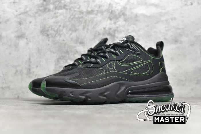 NIKE AIR MAX 270 REACT SP BLACK/BLACK/ELECTRIC GREEN CQ6549-001