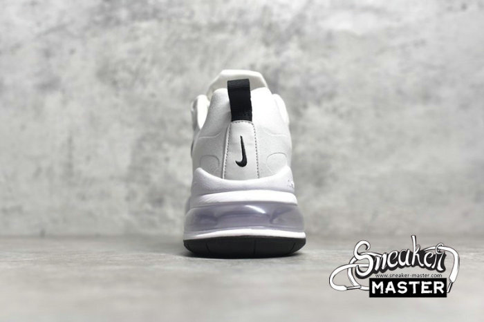 NIKE AIR MAX 270 REACT WHITE/BLACK/METALLIC SILVER CI3899-101